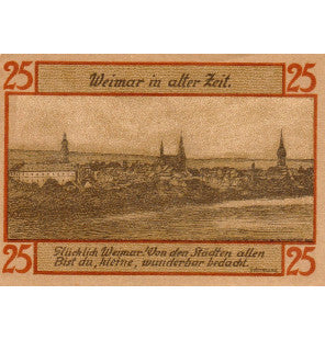 Weimar Set of 6 Notgelds